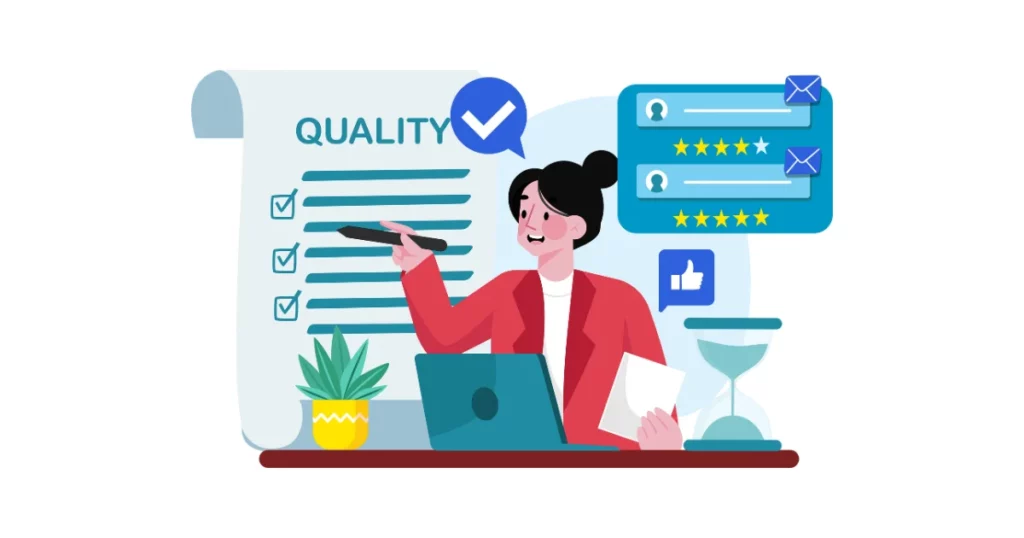 level of control over product quality