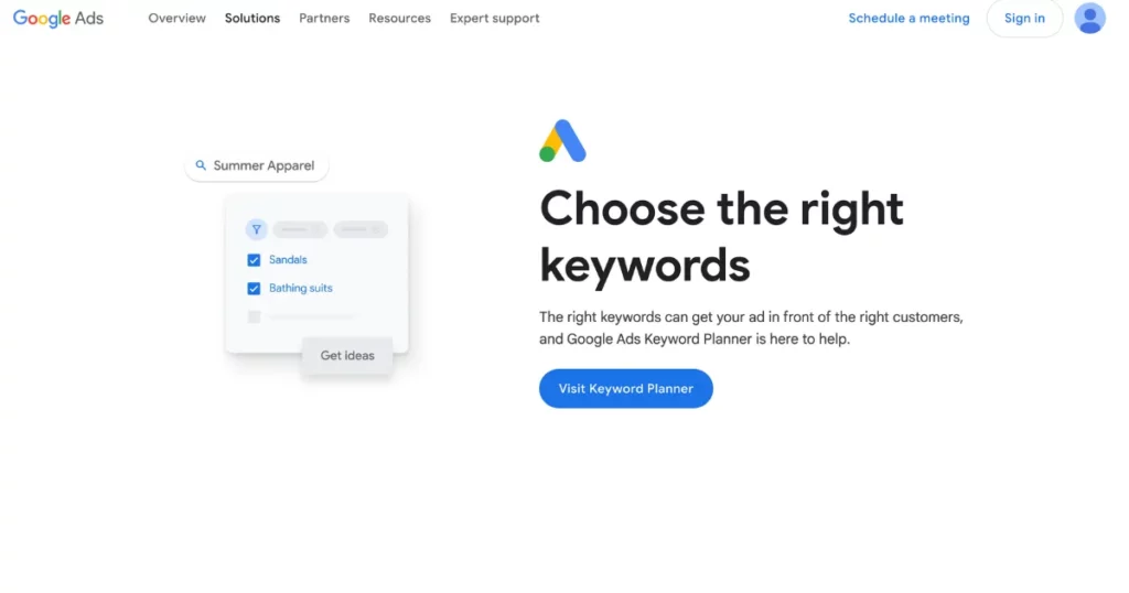 google keyword planner - best tools for print on demand